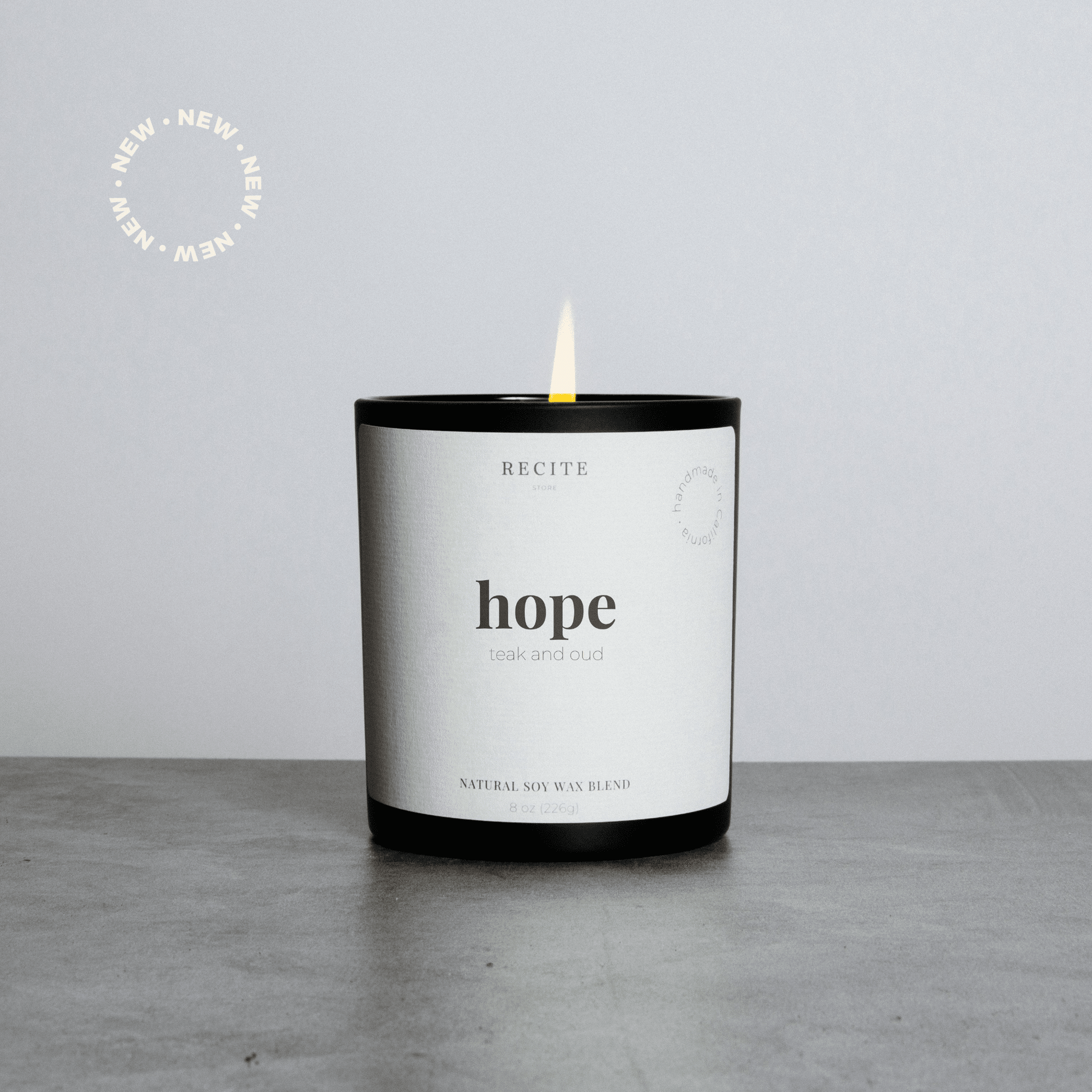 Hope | Teak and Oud Candle Recite Store 