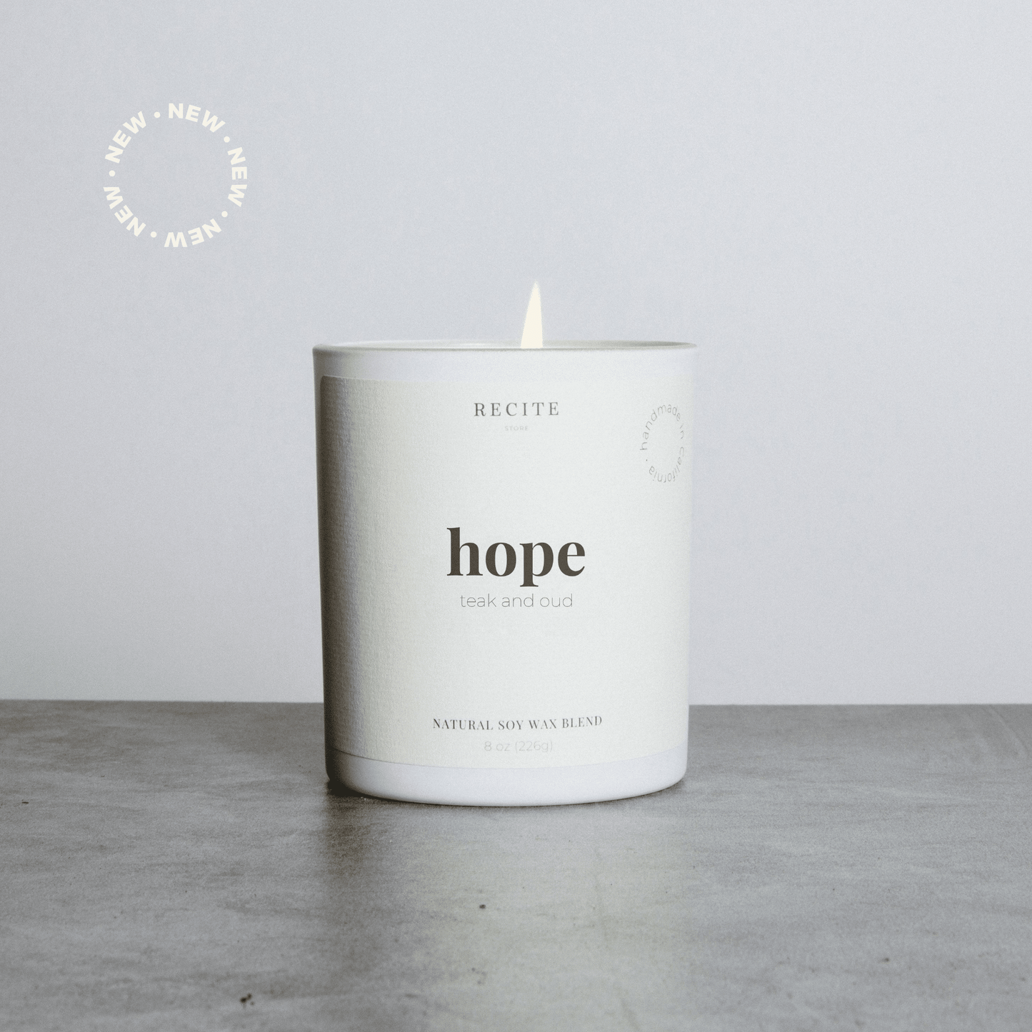 Hope | Teak and Oud Candle Recite Store 