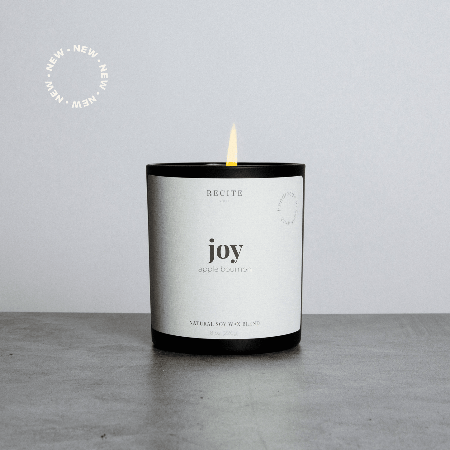 Joy | Apple Bourbon Candle Recite Store 