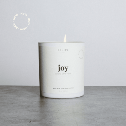 Joy | Apple Bourbon Candle Recite Store 