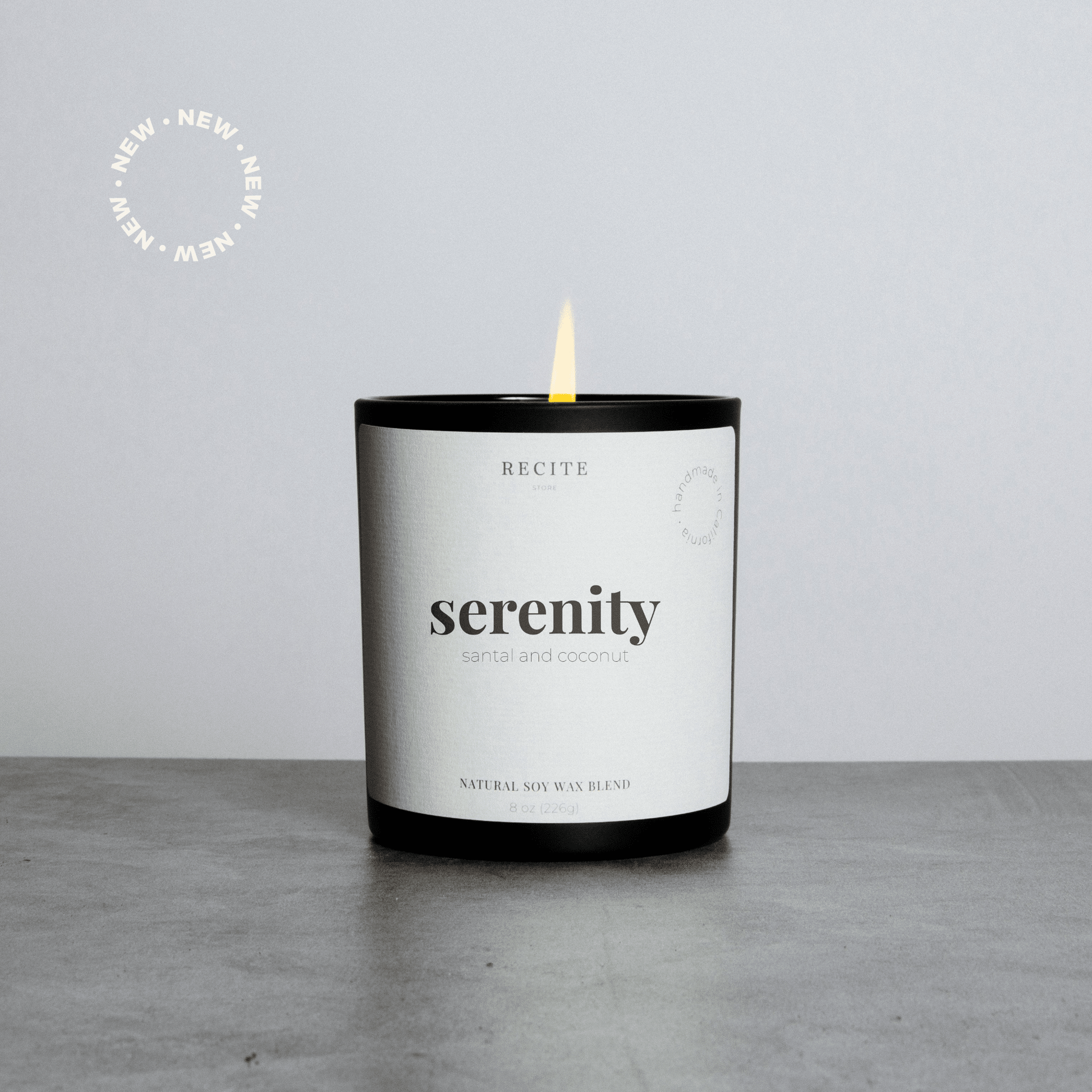 Serenity | Santal and Coconut Candle Recite Store 